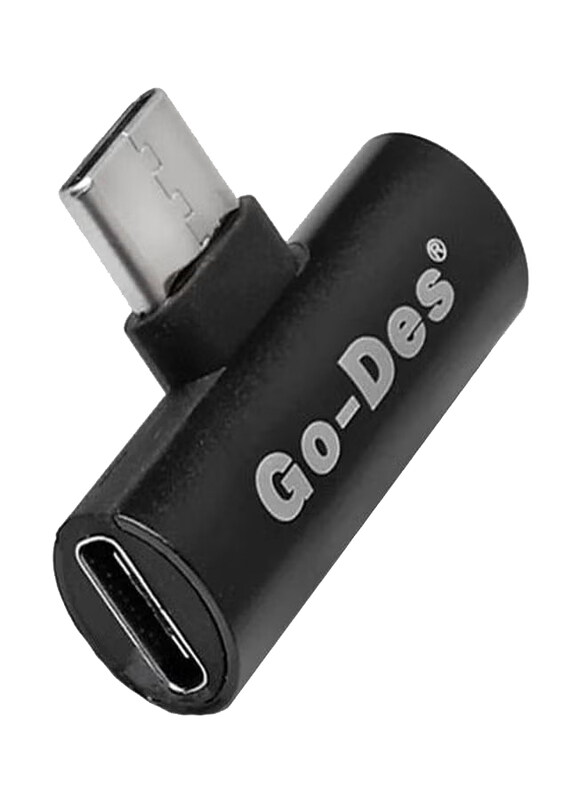 Go-Des USB Type-C Connector, USB Type-C to USB Type-C for Smartphones/Tablets, Black
Go-Des USB Type-C Connector, USB Type-C to USB Type-C for Smartphones/Tablets, Black