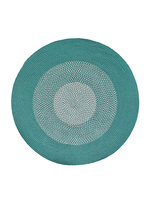 Ramsha Handmade Natural Jute And Cotton Round Braided Kitchen Rug Mat, 90cm, Br-002, Turquoise/White
Ramsha Handmade Natural Jute And Cotton Round Braided Kitchen Rug Mat, 90cm, Br-002, Turquoise/White
