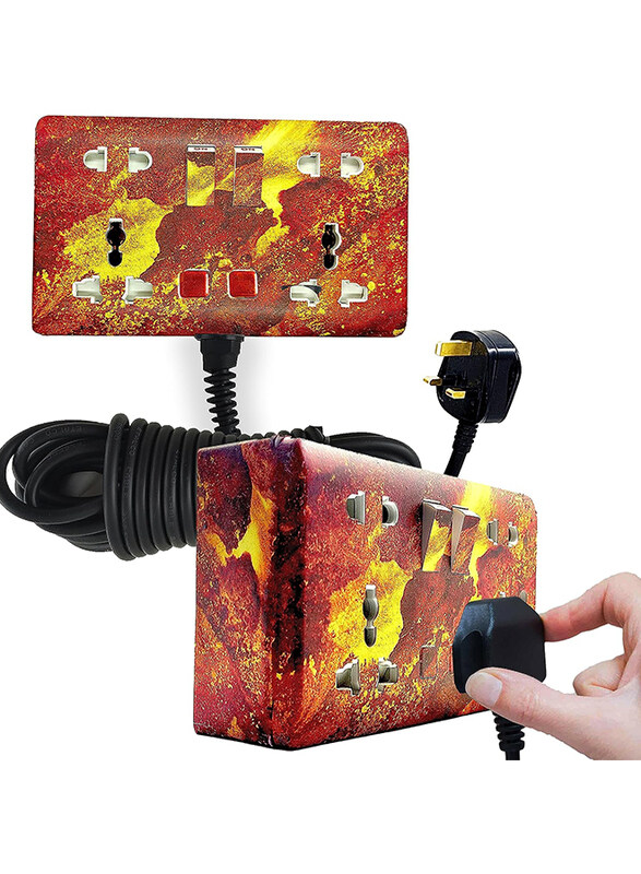 Hassan Heavy Duty Premium Design Double Socket, 13A with 1.5-Meter Long Cord Extension, Martian
Hassan Heavy Duty Premium Design Double Socket, 13A with 1.5-Meter Long Cord Extension, Martian