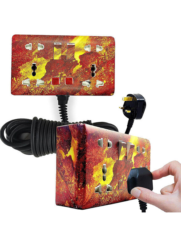 Hassan Heavy Duty Premium Design Double Socket, 13A with 5-Meter Long Cord Extension, Martian
Hassan Heavy Duty Premium Design Double Socket, 13A with 5-Meter Long Cord Extension, Martian