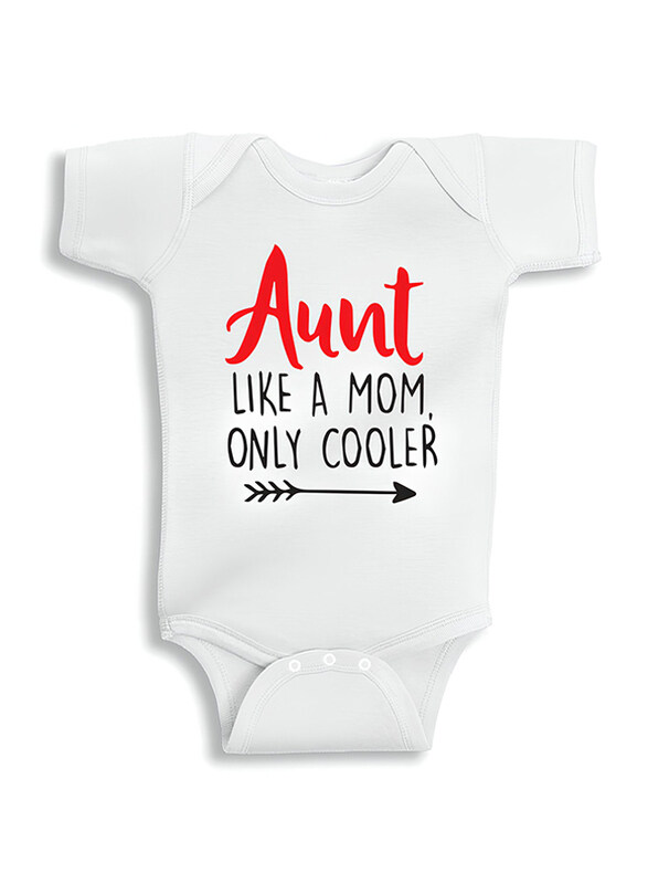 Twinkle Hands Aunt Like A Mom Only Cooler Bodysuit Onesie, 0-3 Months, White
Twinkle Hands Aunt Like A Mom Only Cooler Bodysuit Onesie, 0-3 Months, White