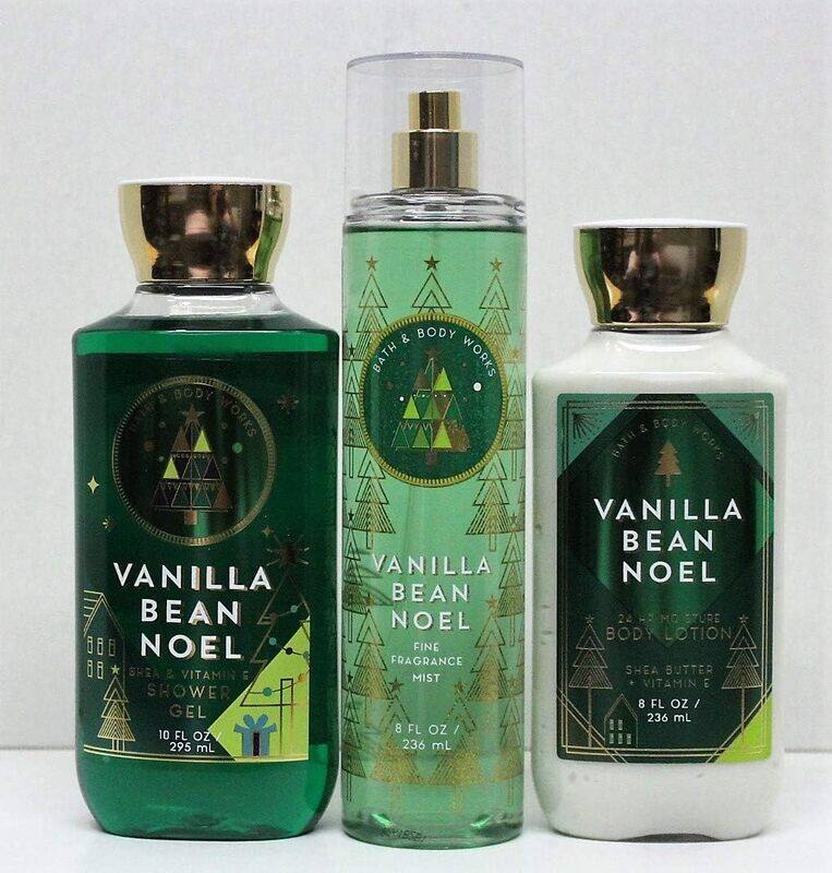 Bath & Body Works Vanilla Bean Noel Shower Gel & Body Lotion & Fine Fragrance Body Mist Trio Set
Bath & Body Works Vanilla Bean Noel Shower Gel & Body Lotion & Fine Fragrance Body Mist Trio Set