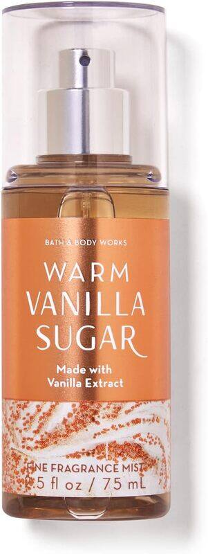 Bath & Body Works Warm Vanilla Sugar Travel Size Fine Fragrance 75ml Body Mist for Women
Bath & Body Works Warm Vanilla Sugar Travel Size Fine Fragrance 75ml Body Mist for Women