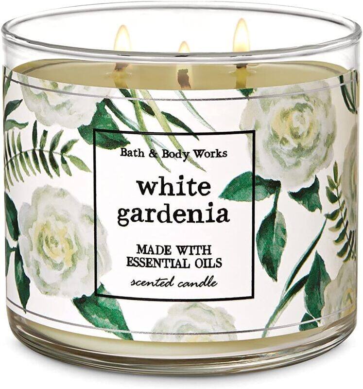 Bath & Body Works White Gardenia Scented 3 Wick Candle With Essential Oil, 411gm, White
Bath & Body Works White Gardenia Scented 3 Wick Candle With Essential Oil, 411gm, White