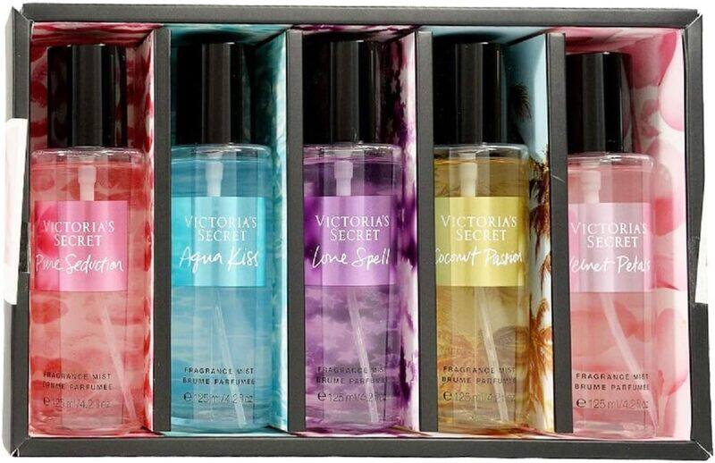 Victoria's Secret 5-Piece Set Unisex Pure Seduction 125ml, Aqua Kiss 125ml, Love Spell 125ml, Coconut Passion 125ml, Velvet Petals 125ml Body Mist Set
Victoria's Secret 5-Piece Set Unisex Pure Seduction 125ml, Aqua Kiss 125ml, Love Spell 125ml, Coconut Passion 125ml, Velvet Petals 125ml Body Mist Set