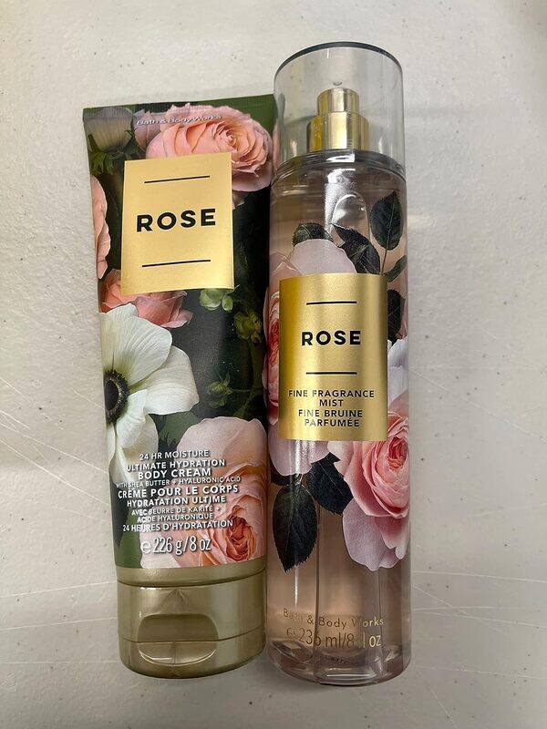 Bath & Body Works 2-Piece Set Unisex Bath & Body Works Rose Ultra Shea Body Cream 8oz, Bath & Body Works Fine Fragrance Mist 8oz
Bath & Body Works 2-Piece Set Unisex Bath & Body Works Rose Ultra Shea Body Cream 8oz, Bath & Body Works Fine Fragrance Mist 8oz