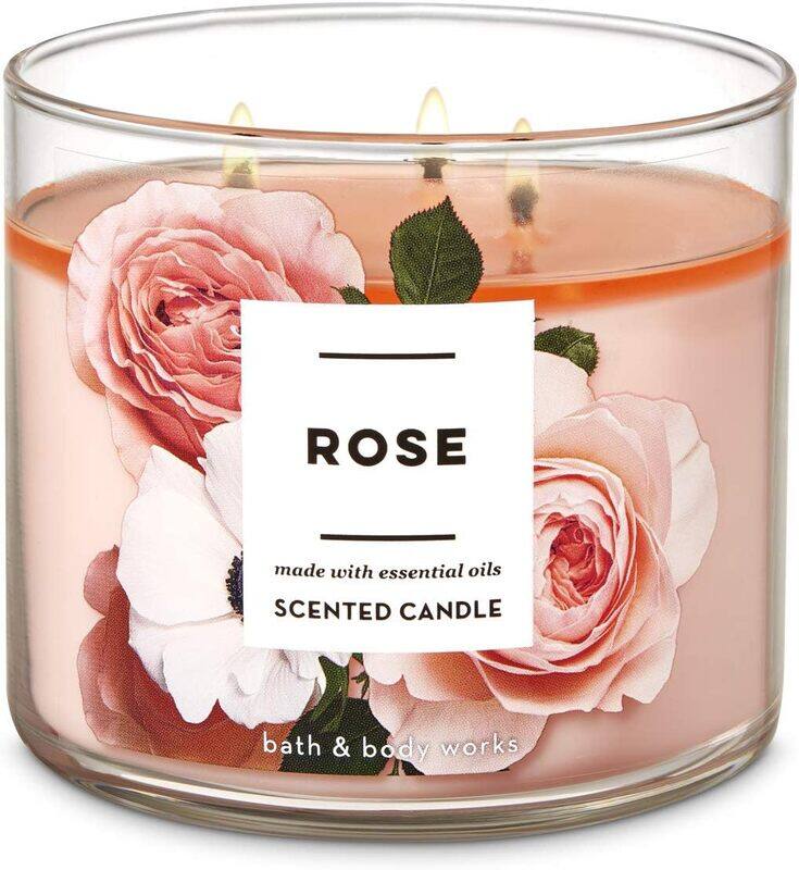 Bath & Body Works Rose with Natural Essential Oils 3-Wick Scented Candle, 411gm, Multicolour
Bath & Body Works Rose with Natural Essential Oils 3-Wick Scented Candle, 411gm, Multicolour