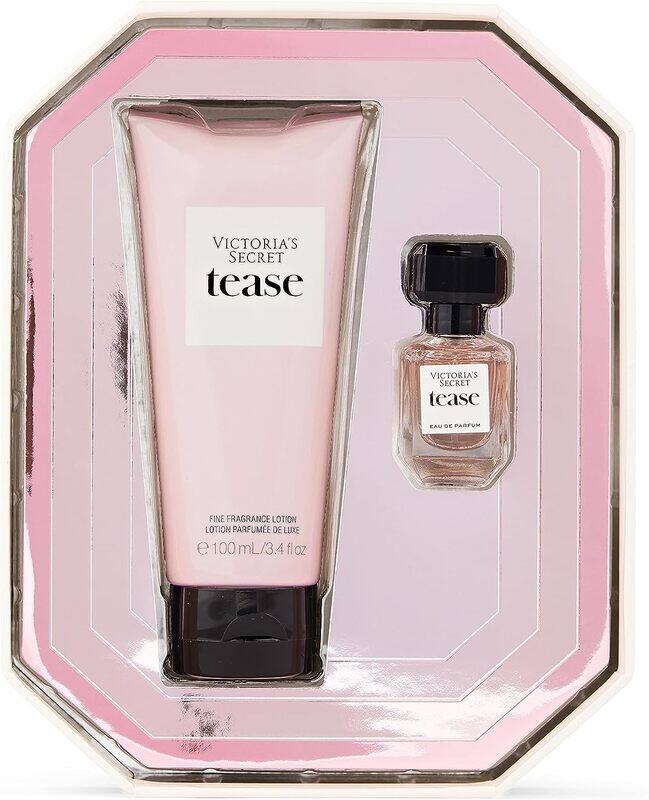 Victoria'S Secret 2-Piece Tease Set for Women, Tease 0.25oz EDP Perfume, Tease 3.4oz Travel Lotion
Victoria'S Secret 2-Piece Tease Set for Women, Tease 0.25oz EDP Perfume, Tease 3.4oz Travel Lotion