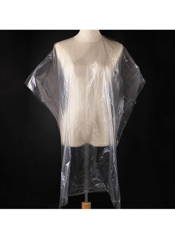 Honeytecs Disposable Waterproof Hair Salon Capes for All Hair Types, 50 Pieces, Clear
Honeytecs Disposable Waterproof Hair Salon Capes for All Hair Types, 50 Pieces, Clear