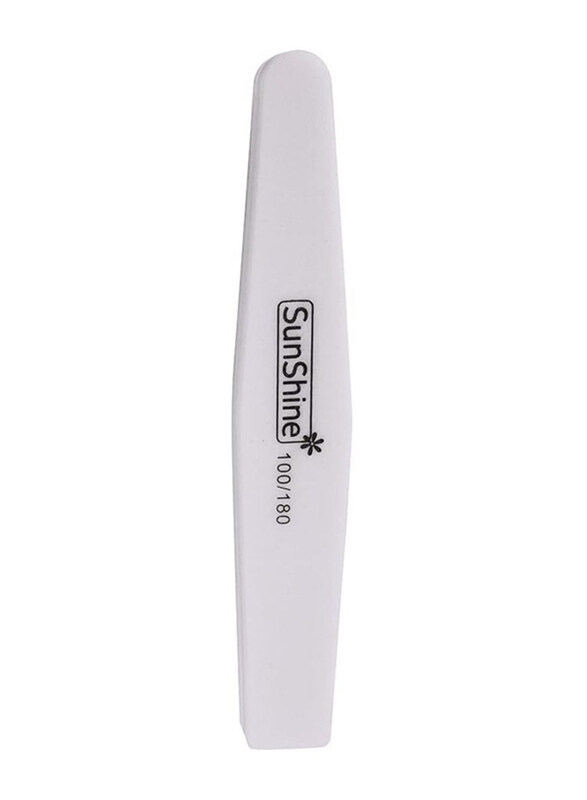 Sunshine Smile Professional Washable and Disenfectable Nail Buffers, 100/180, 10 Pieces, White
Sunshine Smile Professional Washable and Disenfectable Nail Buffers, 100/180, 10 Pieces, White