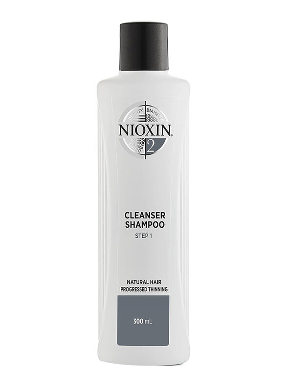 Nioxin System 2 Scalp Cleansing Shampoo with Peppermint Oil for All Hair Types, 300ml
Nioxin System 2 Scalp Cleansing Shampoo with Peppermint Oil for All Hair Types, 300ml