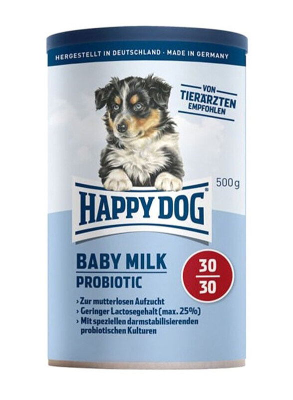 Happy Dog Happy Dog Probiotic Baby Milk for Rearing Puppies, 500g, Multicolour
Happy Dog Happy Dog Probiotic Baby Milk for Rearing Puppies, 500g, Multicolour
