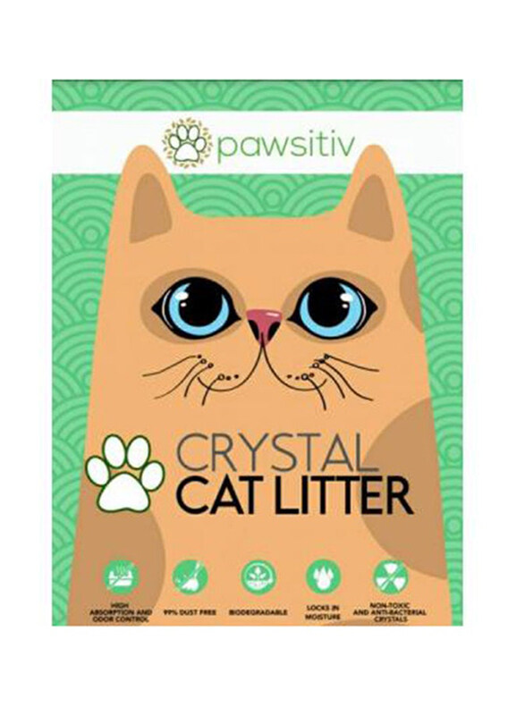 Pawsitiv Strawberry Scent Biodegradable Crystal Cat Litter, 8 Litre, Multicolour
Pawsitiv Strawberry Scent Biodegradable Crystal Cat Litter, 8 Litre, Multicolour