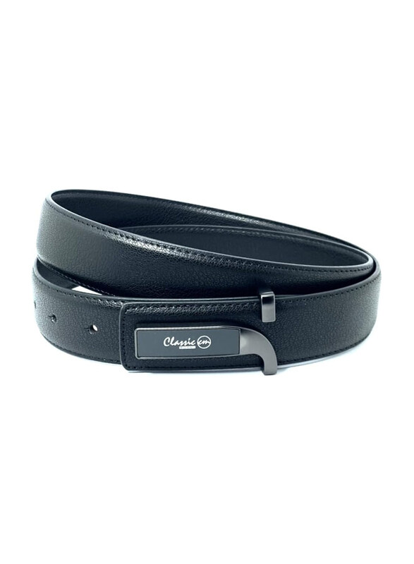 Classic Milano Mens Dress Belt with Automatic Click Buckle & Elegant Gift Box, Leather, SZBK 351-53, 38, Black
Classic Milano Mens Dress Belt with Automatic Click Buckle & Elegant Gift Box, Leather, SZBK 351-53, 38, Black