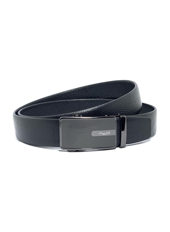 Classic Milano Men's Ratchet Dress Belt with Automatic Click Buckle and Gift Box, Spanish Leather, ALTHQ 3705-1, 44, Black
Classic Milano Men's Ratchet Dress Belt with Automatic Click Buckle and Gift Box, Spanish Leather, ALTHQ 3705-1, 44, Black