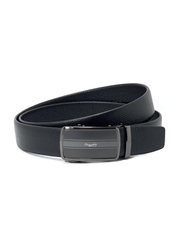 Classic Milano Mens Dress Belt with Automatic Click Buckle & Elegant Gift Box, Leather, ALTHQ 3705-3, 44, Black
Classic Milano Mens Dress Belt with Automatic Click Buckle & Elegant Gift Box, Leather, ALTHQ 3705-3, 44, Black