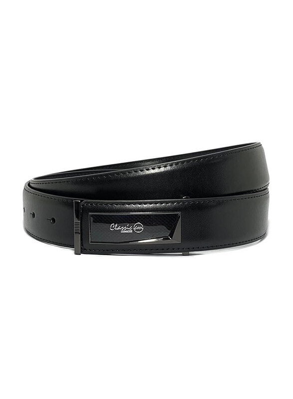 Classic Milano Mens Ratchet Dress Belt with Automatic Click Buckle Belt, Leather, ED-2-101_TDK-40094, Black
Classic Milano Mens Ratchet Dress Belt with Automatic Click Buckle Belt, Leather, ED-2-101_TDK-40094, Black