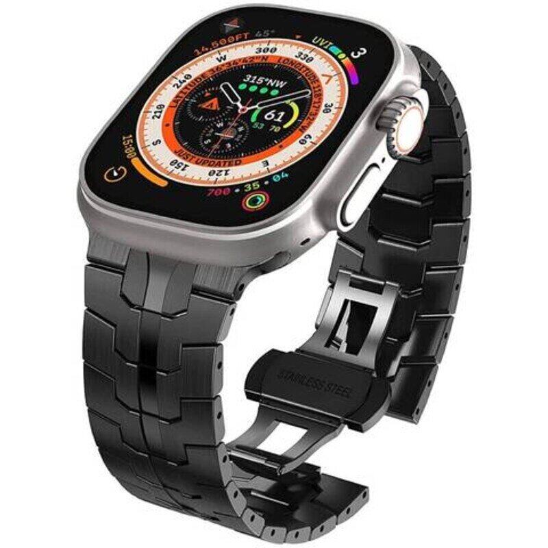 Generic Replacement Stainless Steel Metal Strap for Apple Ultra Watch 49mm, Black
Generic Replacement Stainless Steel Metal Strap for Apple Ultra Watch 49mm, Black