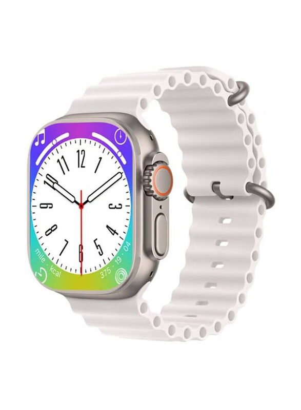 Generic HD Screen 49mm Smartwatch, Bluetooth Calling Fitness Bracelet IP68 Waterproof, White
Generic HD Screen 49mm Smartwatch, Bluetooth Calling Fitness Bracelet IP68 Waterproof, White