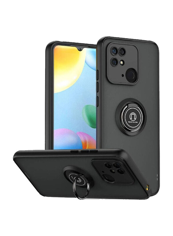 Generic Xiaomi Redmi 10C Soft Bumper Hybrid Protective Mobile Phone Case Cover with Ring Holder, Black
Generic Xiaomi Redmi 10C Soft Bumper Hybrid Protective Mobile Phone Case Cover with Ring Holder, Black