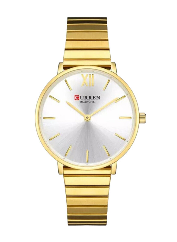 Curren Quartz Analog Brand Luxury Wrist Watch for Women with Stainless Steel Band, Water Resistant, 9040, Gold
Curren Quartz Analog Brand Luxury Wrist Watch for Women with Stainless Steel Band, Water Resistant, 9040, Gold
