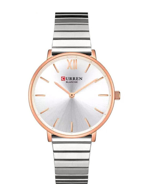 Curren Quartz Analog Brand Luxury Wrist Watch for Women with Stainless Steel Band, Water Resistant, 9040, Silver
Curren Quartz Analog Brand Luxury Wrist Watch for Women with Stainless Steel Band, Water Resistant, 9040, Silver