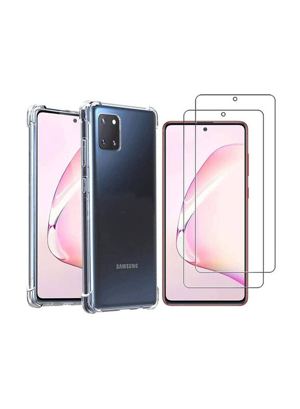 Generic Samsung Galaxy Note 10 Lite 2+1 Pack Screen Protector & Mobile Phone Case Cover, Clear
Generic Samsung Galaxy Note 10 Lite 2+1 Pack Screen Protector & Mobile Phone Case Cover, Clear