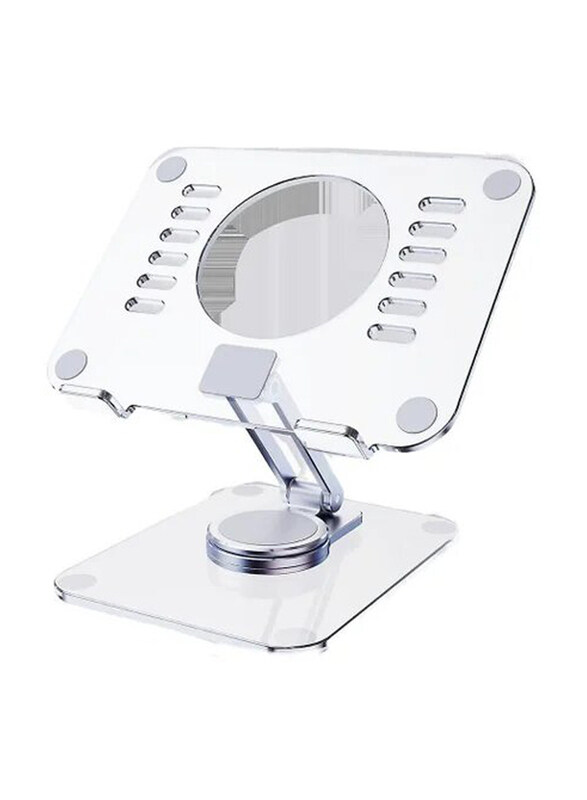 Gennext Multi-Angles Adjustable And Foldable Universal Supports Stable Tablet Holder Acrylic iPad Stand with 360 Rotating Base for 4-13.3-inches Table
Gennext Multi-Angles Adjustable And Foldable Universal Supports Stable Tablet Holder Acrylic iPad Stand with 360 Rotating Base for 4-13.3-inches Table