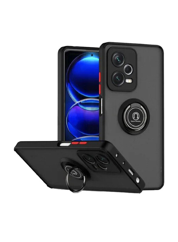 Generic Xiaomi Redmi Note 12 Pro 5g Protective Shockproof Metal Ring Holder Grip Kickstand Car Magnetic Mount Matte Back Mobile Phone Case Cover, Black
Generic Xiaomi Redmi Note 12 Pro 5g Protective Shockproof Metal Ring Holder Grip Kickstand Car Magnetic Mount Matte Back Mobile Phone Case Cover, Black