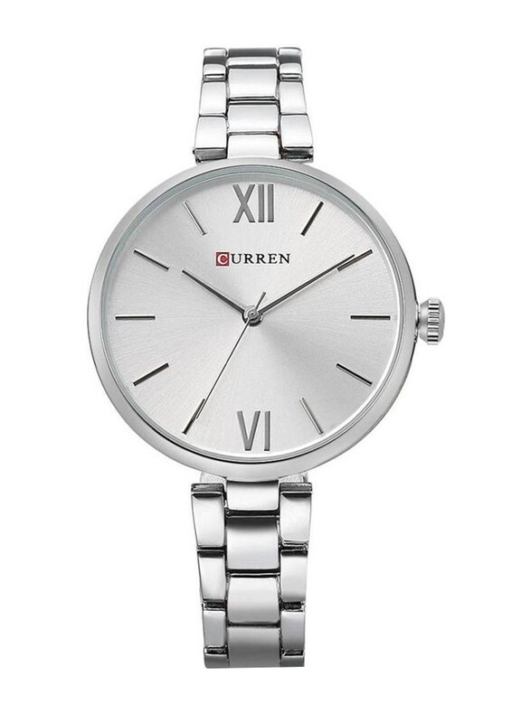 Curren Analog Watch for Women with Alloy Band, Water Resistant, 9017, Silver-Silver
Curren Analog Watch for Women with Alloy Band, Water Resistant, 9017, Silver-Silver
