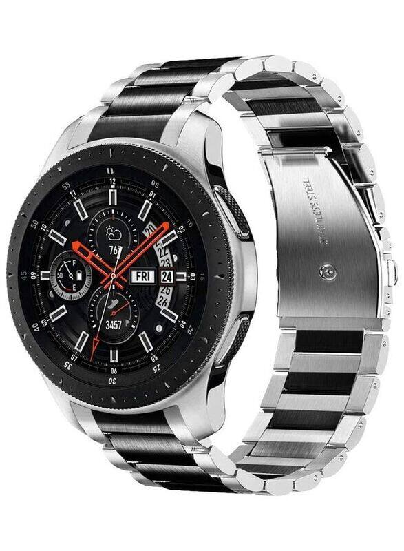 Euro Classic Stainless Steel Smartwatch Strap Band For Samsung Galaxy Watch 46mm/Huawei GT2/Gear S3 Frontier/Classic/Honor Magic 2/Fossil 22mm Black/Silver
Euro Classic Stainless Steel Smartwatch Strap Band For Samsung Galaxy Watch 46mm/Huawei GT2/Gear S3 Frontier/Classic/Honor Magic 2/Fossil 22mm Black/Silver