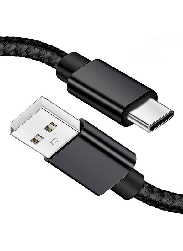 Generic 2-Meter USB Type-C Fast Premium Nylon Charging Cable, USB Type A to USB Type-C Fast Power Data Deliver Cable, Black
Generic 2-Meter USB Type-C Fast Premium Nylon Charging Cable, USB Type A to USB Type-C Fast Power Data Deliver Cable, Black