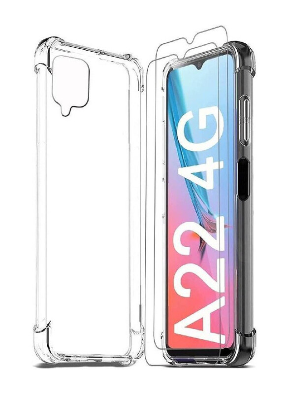 Generic Samsung Galaxy A22 4G Shockproof Mobile Phone Case Cover with Screen Protector, 3 Pieces, Clear
Generic Samsung Galaxy A22 4G Shockproof Mobile Phone Case Cover with Screen Protector, 3 Pieces, Clear