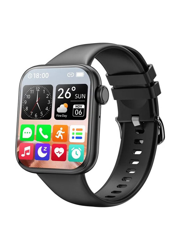 Lw 1.85inch Full-Touch Bluetooth Calling Ip67 Waterproof Activity Tracker Pedometer Sleep Monitor Smart Watch, Black
Lw 1.85inch Full-Touch Bluetooth Calling Ip67 Waterproof Activity Tracker Pedometer Sleep Monitor Smart Watch, Black