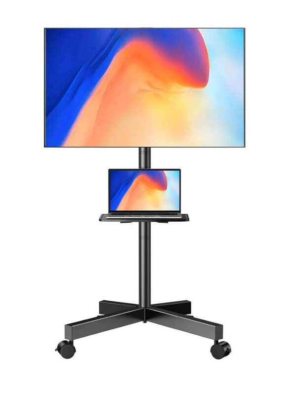 Generic Mobile Rolling TV Cart with Mount Height Adjustable Floor TV Stand for 32-75 inch LED Screen, Black
Generic Mobile Rolling TV Cart with Mount Height Adjustable Floor TV Stand for 32-75 inch LED Screen, Black