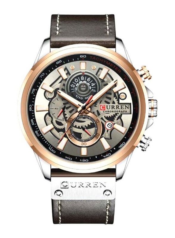 Curren Analog Watch for Men with Alloy Band, Chronograph, J4517RG-GY-KM, Grey/Black
Curren Analog Watch for Men with Alloy Band, Chronograph, J4517RG-GY-KM, Grey/Black