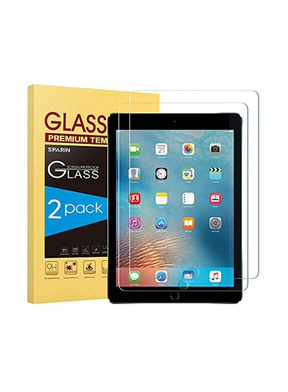 Sparin Apple iPad (6th/5th Gen)/iPad Pro 9.7" 2-Piece Tempered Glass Screen Protector, Clear
Sparin Apple iPad (6th/5th Gen)/iPad Pro 9.7" 2-Piece Tempered Glass Screen Protector, Clear