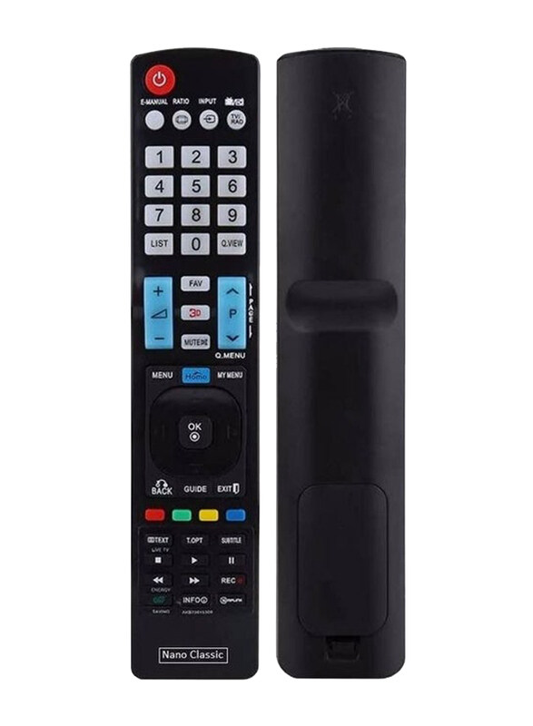 Generic Replacement AKB73615309 Remote Control fit for All LG LCD, LED Plasma Smart TV, Black
Generic Replacement AKB73615309 Remote Control fit for All LG LCD, LED Plasma Smart TV, Black