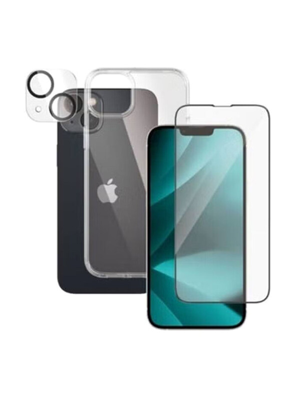 Generic Apple iPhone 14 Tempered Glass Screen Protector With Clear Case And Camera Lens, 3 Pieces, Clear
Generic Apple iPhone 14 Tempered Glass Screen Protector With Clear Case And Camera Lens, 3 Pieces, Clear