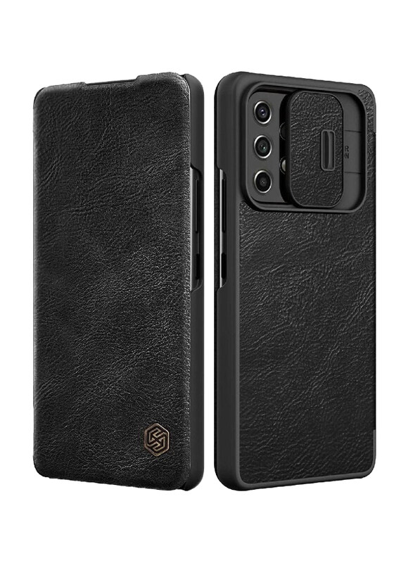 Nillkin Samsung Galaxy A53 5G Slide Camera Protection Qin Leather Mobile Phone Flip Case Cover, Black
Nillkin Samsung Galaxy A53 5G Slide Camera Protection Qin Leather Mobile Phone Flip Case Cover, Black