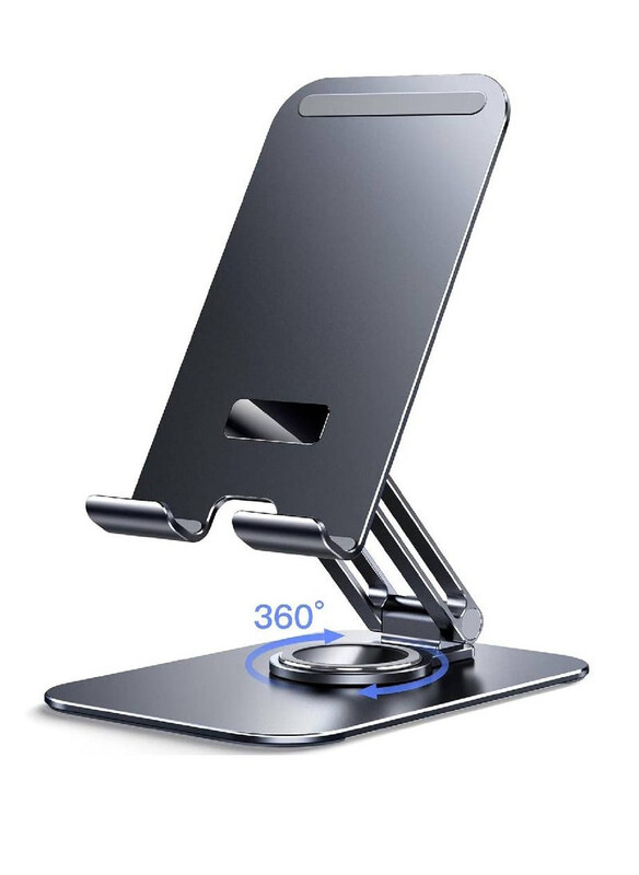 Rabos Adjustable Swivel with 360 Degree Rotating Base Foldable Cradle Tablet Stand, Grey
Rabos Adjustable Swivel with 360 Degree Rotating Base Foldable Cradle Tablet Stand, Grey