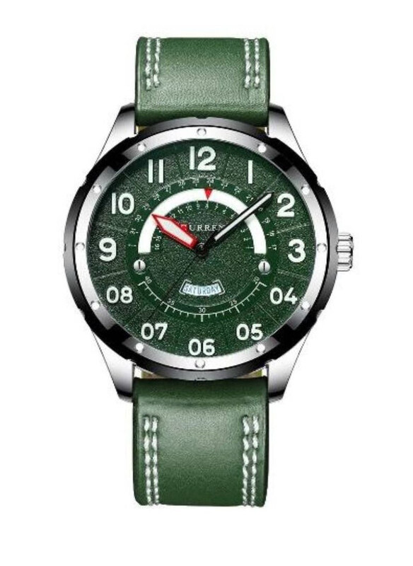 Curren Stylish Analog Watch for Men with Leather Band, Water Resistant, 8267, Green
Curren Stylish Analog Watch for Men with Leather Band, Water Resistant, 8267, Green