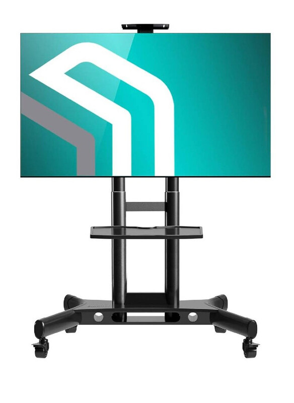 Generic Height Adjustable Portable Mobile TV Cart Rolling TV Stand with Wheels For 32-70 Inch LED LCD Flat Curved Screens TVs, Black
Generic Height Adjustable Portable Mobile TV Cart Rolling TV Stand with Wheels For 32-70 Inch LED LCD Flat Curved Screens TVs, Black