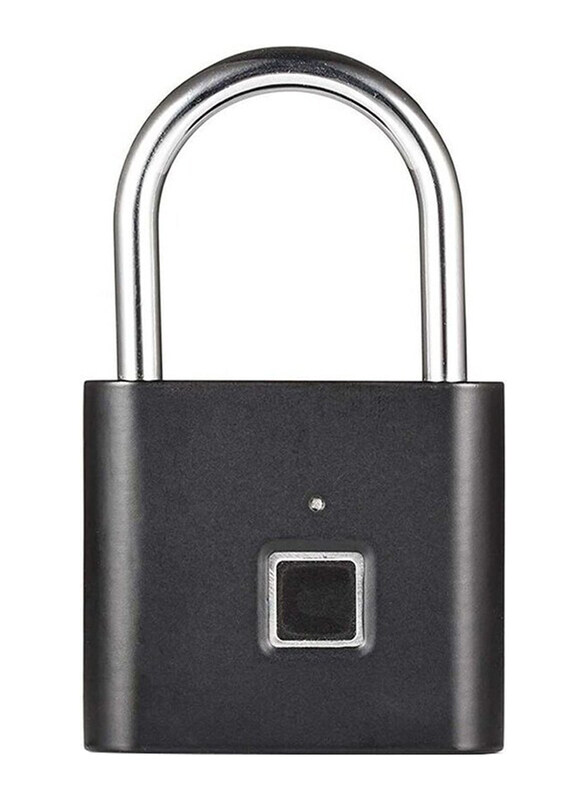 Nilinlei Security Keyless USB Rechargeable Fingerprint Smart Padlock, Black
Nilinlei Security Keyless USB Rechargeable Fingerprint Smart Padlock, Black