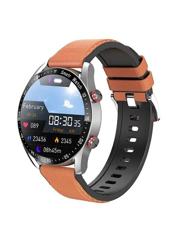 Lw Smart Watch Bluetooth Voice Call HD Full Touching Screen Fitness Trackers with Smart Watch, Brown/Silver
Lw Smart Watch Bluetooth Voice Call HD Full Touching Screen Fitness Trackers with Smart Watch, Brown/Silver