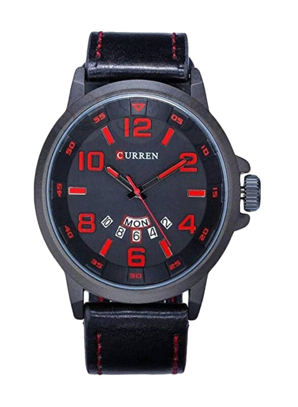 Curren Quartz Analog Stylish Wrist Watch for Women with Leather Band, Wear Resistant, 8240, Black
Curren Quartz Analog Stylish Wrist Watch for Women with Leather Band, Wear Resistant, 8240, Black
