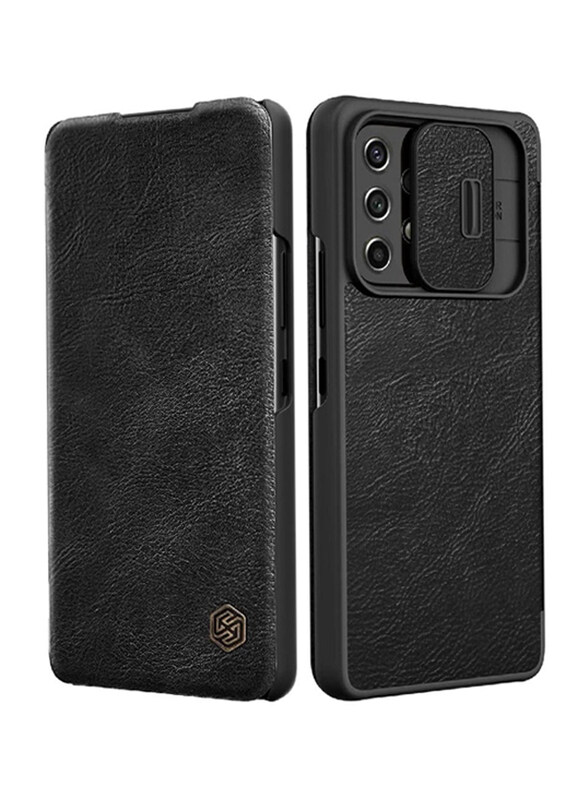 Nillkin Samsung Galaxy A23 4G/5G Qin Leather Case With Slide Camera Protection Mobile Phone Flip Case Cover, Black
Nillkin Samsung Galaxy A23 4G/5G Qin Leather Case With Slide Camera Protection Mobile Phone Flip Case Cover, Black