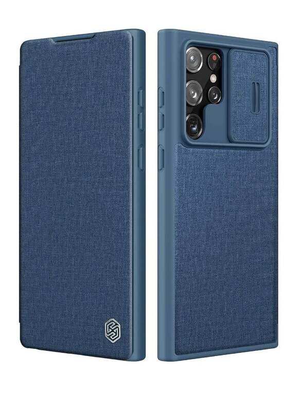 Nillkin Samsung Galaxy S22 Ultra Qin Leather Case With Slide Camera Protection Mobile Phone Case Cover, Blue
Nillkin Samsung Galaxy S22 Ultra Qin Leather Case With Slide Camera Protection Mobile Phone Case Cover, Blue