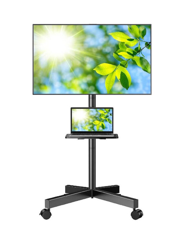 Generic Universal Portable Rolling Tilting Mobile TV Stand with Mount And Locking Wheels for 23-65 inch Flat Screen TVs up to 88 lbs, Black
Generic Universal Portable Rolling Tilting Mobile TV Stand with Mount And Locking Wheels for 23-65 inch Flat Screen TVs up to 88 lbs, Black