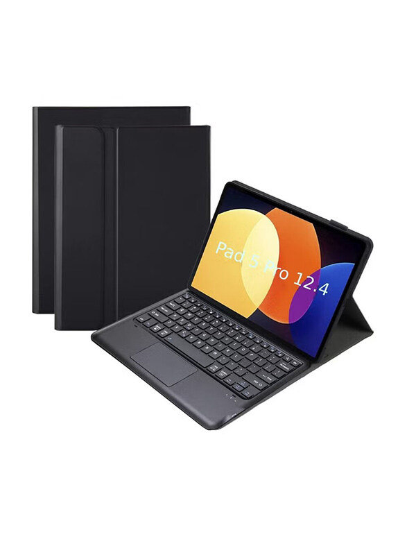 Dux Ducis Xiaomi Pad 5 Pro 12.4-inch Wireless/Bluetooth Keyboard Tablet Case Cover, Black
Dux Ducis Xiaomi Pad 5 Pro 12.4-inch Wireless/Bluetooth Keyboard Tablet Case Cover, Black